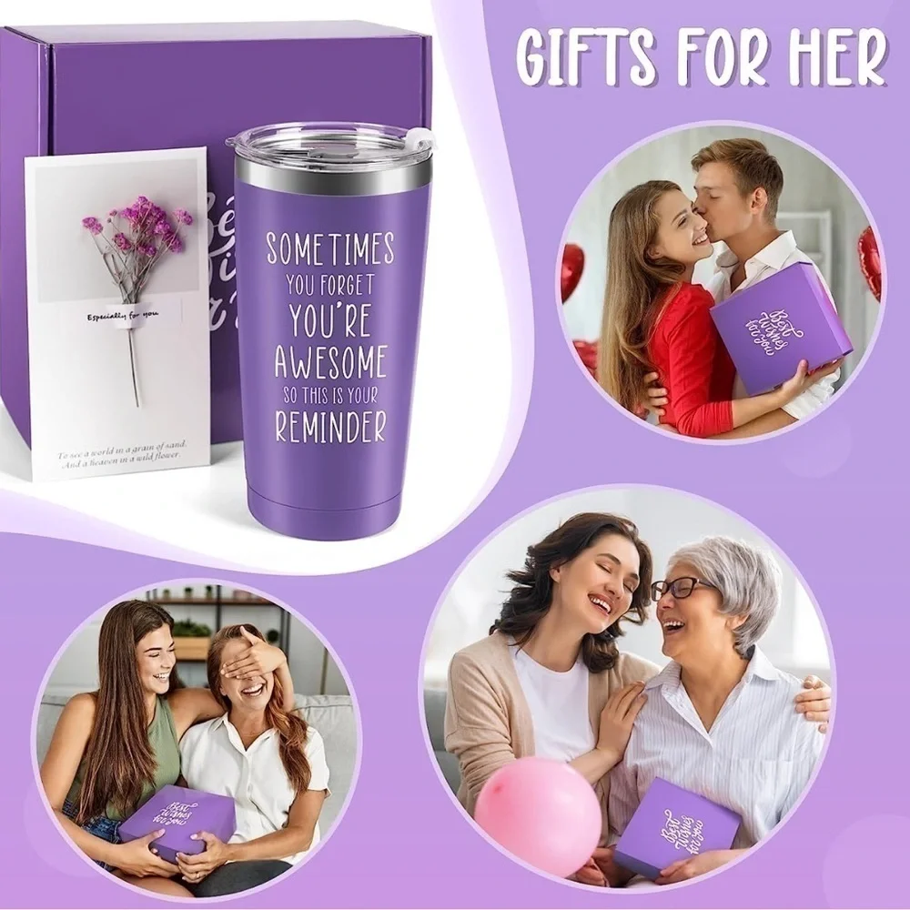 Relaxing Bath Soap, Bath Salt Tumbler Gift Set with Card